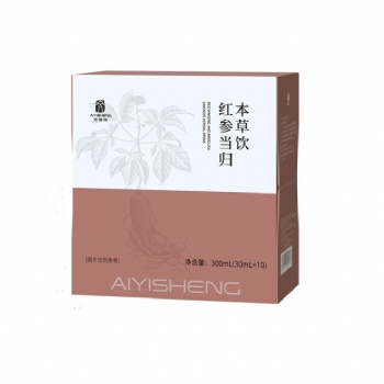 AiYiSheng Red Ginseng & Angelica Sinensis Herbal Drink